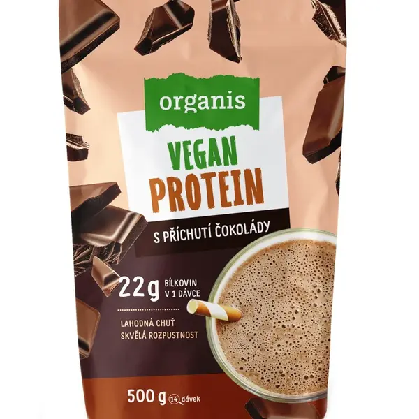 Organis Vegan Protein čokoláda 500 g