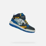 Chlapecké svítící  tenisky geox buzzerlight boy modrá 32