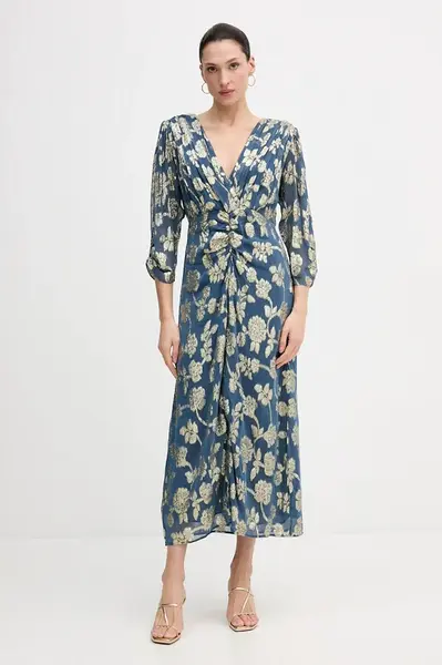 Šaty Hoss Intropia modrá barva, midi, 8222120