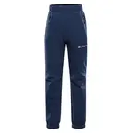 Dětské kalhoty s vodoodpudivou úpravou dwr alpine pro hurfo 2 modrá 128-134