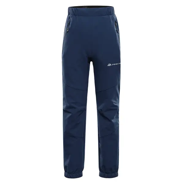 Dětské kalhoty s vodoodpudivou úpravou dwr alpine pro hurfo 2 modrá 128-134
