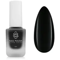 NaniNails NANI Super Shine dlhotrvajúci lak na nechty odtieň Black Velvet 10 ml