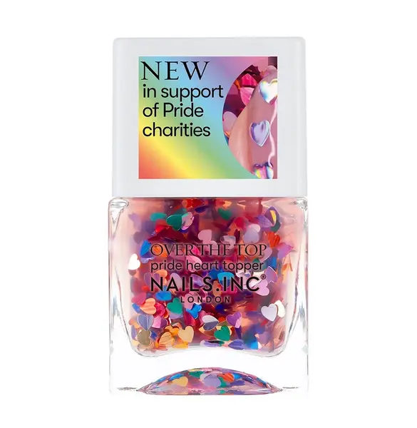Nails Inc. Over the Top Love in Sequins lak na nehty 14 ml