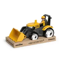 MultiGO ECO Žlutý traktor s radlicí, figurka Igráček