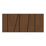 Frézovaný panel Slant wenge 65x29 cm MDF