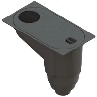 Geiger-Kanalizační vpusť polypropylenová spodní 20,8x16,3x30 cm