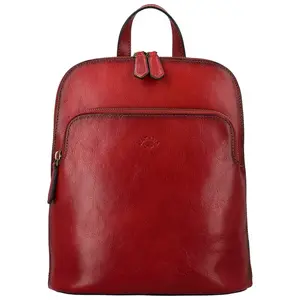 Dámský kožený batoh vínový - Katana Naira