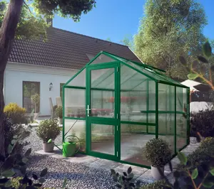 Zahradní skleník KGT Rose II 2,2 x 2,3 m, zelená