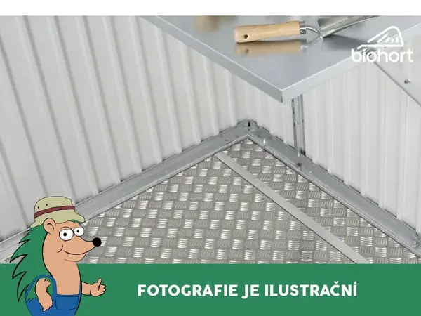 Hliníková podlahová deska k domku Biohort A6,H3,P3 BH48042