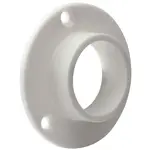 Držák šatní tyče o 25mm, plast, bílý, 2 ks