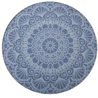 Plastové prostírání 38x0.3x38 cm modrý,bílý