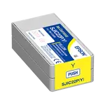 Epson SJIC22P(Y) C33S020604 pro ColorWorks, žlutá (yellow) originální cartridge