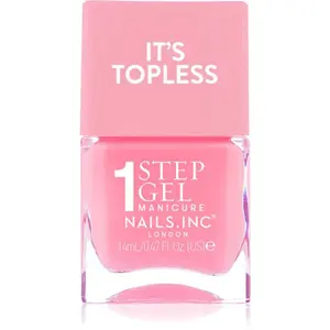 Nails Inc. It’s Topless gelový lak na nehty pro dlouhotrvající efekt odstín Allegra 14 ml