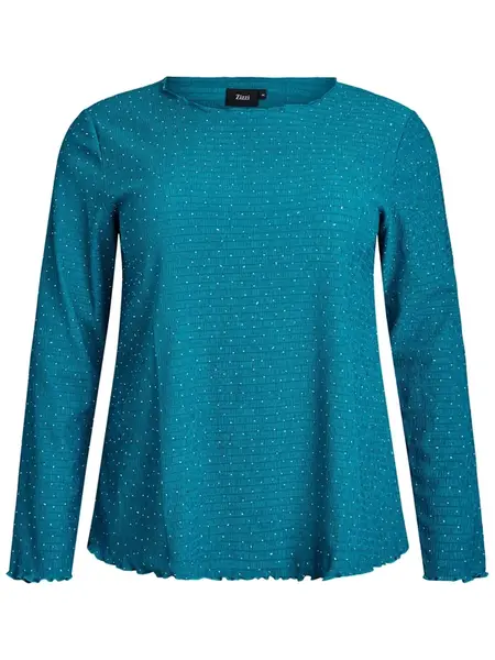 Zizzi Blúzka 'Calaura'  petrolejová