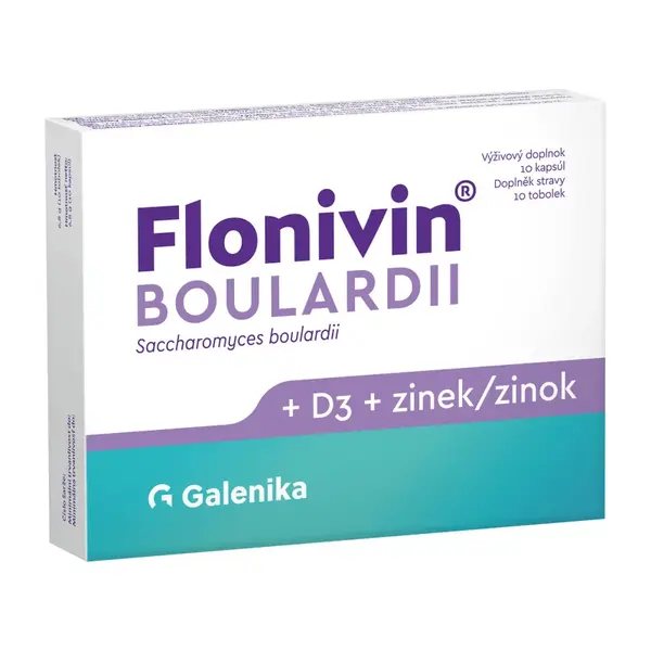 Flonivin BOULARDII + D3 + zinek 10 tobolek