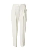 BOSS Plisované nohavice 'Tapiah'  biela