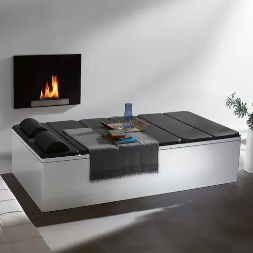 Relaxační lehátko 2000x1000 antracit 689710140000