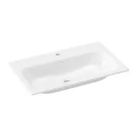 Ravak Chrome Slim nábytkové umývadlo 80,5x49 cm otvor pre batériu uprostred XJX01180002