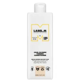 Label.M Cool Blonde Toning Conditioner tónovací kondicionér pro platinově blond a šedivé vlasy 300 ml