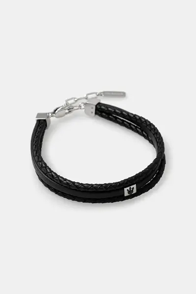 Kožený náramek Maserati LEATHER pánský, JM525AVE32