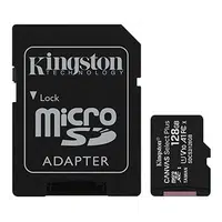 Kingston paměťová karta Canvas Select Plus, 128GB, micro SDXC, SDCS2/128GB, UHS-I U1 (Class 10), s adaptérem, A1