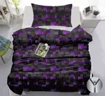 Bavlnené obliečky GRAPHIO fialové Rozmer obliečky: 70 x 90 cm | 140 x 200 cm