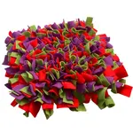 Čmuchacíkoberečky.cz® Čmuchací kobereček extra hustý ČERVENO-ZELENO-FIALOVÝ 416/30X