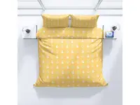 Bavlnené obliečky KOTVA žlté Rozmer obliečky: 70 x 90 cm | 140 x 200 cm