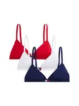 Tommy Hilfiger Underwear Podprsenka  tmavomodrá / červená / biela