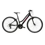 Dámské crossové kolo Kross Evado 2.0 28" Gen 007 S (15", 148-160 cm) černá / růžová / lesk