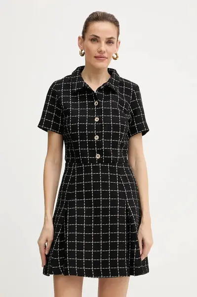 Šaty Morgan černá barva, mini, RILMA