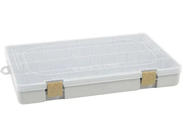 Westin krabička w3 tackle box grey/clear 36 x 22,5 x 4,8 cm