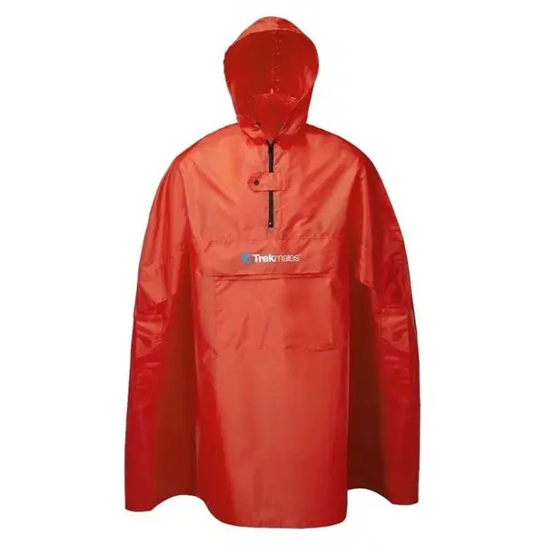 Yate Trekmates PAK Poncho červená Pláštěnka