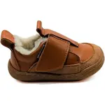 PEGRES SBF 64W Detská zimná barefoot obuv, hnedá, veľkosť