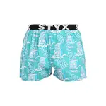 Styx Pánské trenky art sportovní guma ledové kostky (B1657) XL