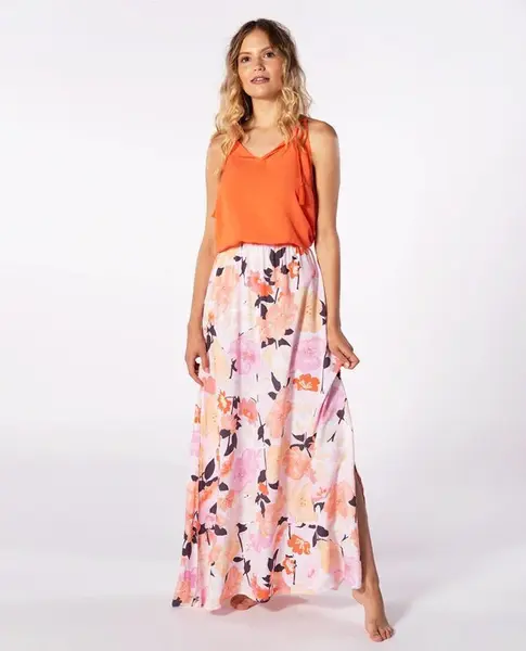 šaty Rip Curl ISLAND LONG DRESS  Lilac