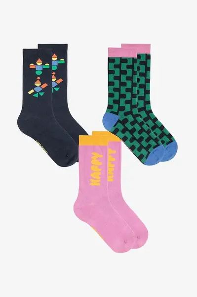 Dětské ponožky Bobo Choses Happy 3-pack