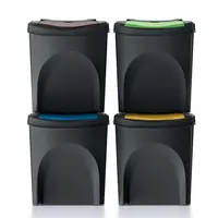 Súprava odpadkových košov  SORTIBOX 4x25L IKWB25S4