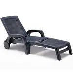 Záhradné ležadlo Miami grafit