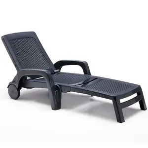 Záhradné ležadlo Miami grafit