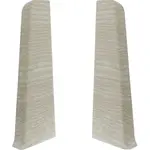 Ukončenie ľavé + pravé k podlahovej lište SG75 – G0 Dub arktický – 1+1 ks