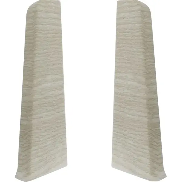 Ukončenie ľavé + pravé k podlahovej lište SG75 – G0 Dub arktický – 1+1 ks