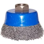 Kefa hrnčeková, 80 mm, M14, vlnitý oceľový drôt