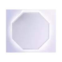 Zrkadlo Heksagon LED 60x60