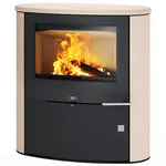 Krbové kachle Omaha Cream HD čierna