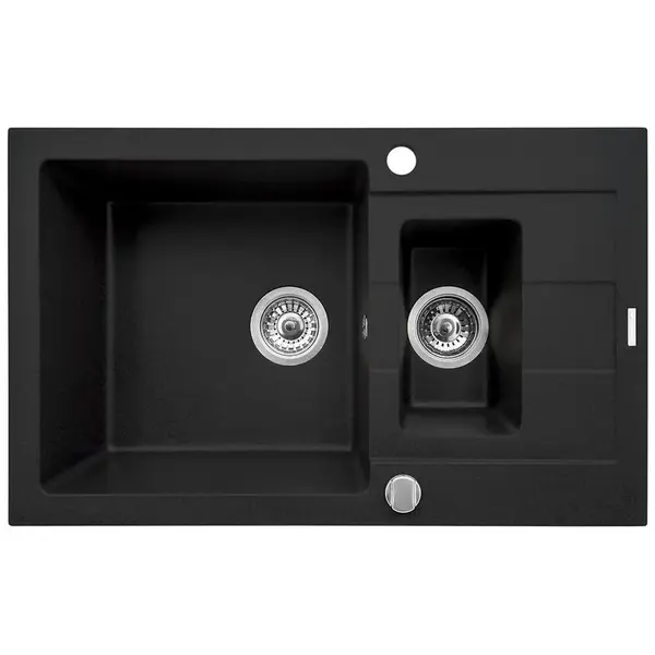 Dřez Sparta Plus (78x48) 1½B 1D karbon