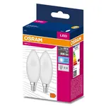 Žiarovka LED Osram E14 B35 7W 4000k 2 ks