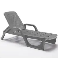 Zahradní lehátko Nilo šedé
