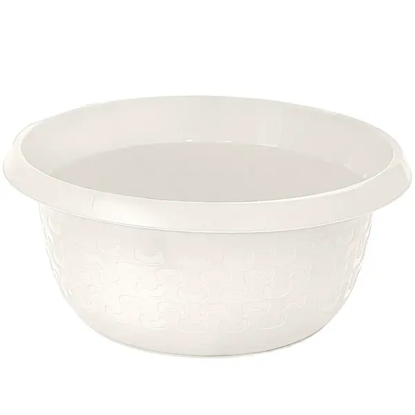 Miska kulatá Cotton 8l bílá antik