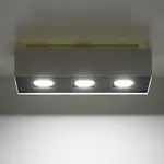 Stropná Lampa Atlanta 3 WHITE A-068